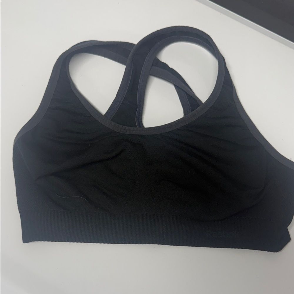 Black Sports Bra Size Medium Great Condition Womens Atheltic Wear